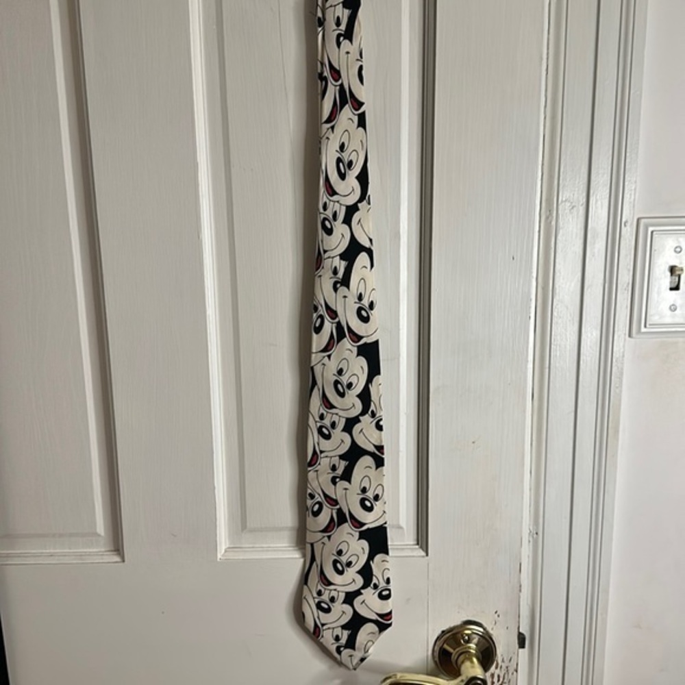 Men’s Silk Mickey Mouse Necktie